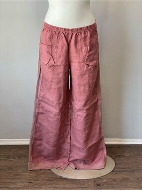 Hard Tail Wide Leg Pants in Dusty Rose